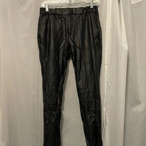 Calvin Klein faux leather joggers